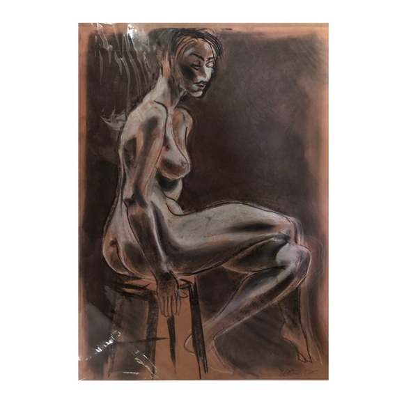 Original Sitting Figure Piece